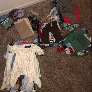 100+ baby clothes.